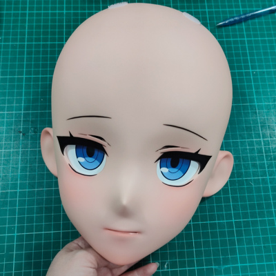 (GLA075)Customize Character'! Female/Girl Resin Full/Half Head With Lock Anime Cosplay Japanese Animego Kigurumi Mask (GLA075)Customize Character'! Female/Girl Resin Full/Half Head With Lock Anime Cosplay Japanese Animego Kigurumi Mask
